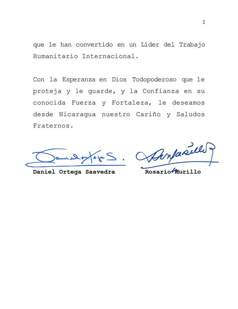 mensaje-nicaragua-emir-kuwait